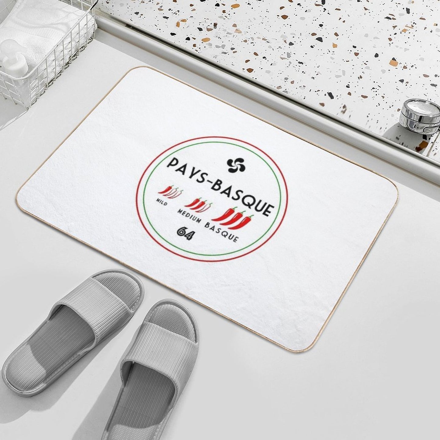 PAYS BASQUE  Versatile Bath Mat