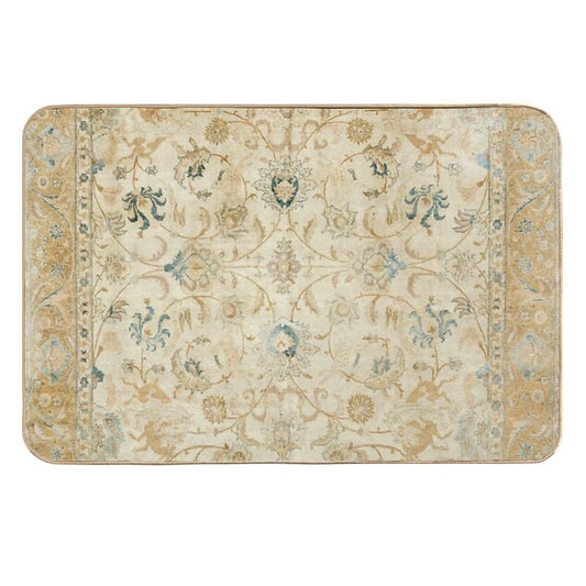 Antique Persian Tabriz  Rug Print  Slip-Resistant Bath Mat