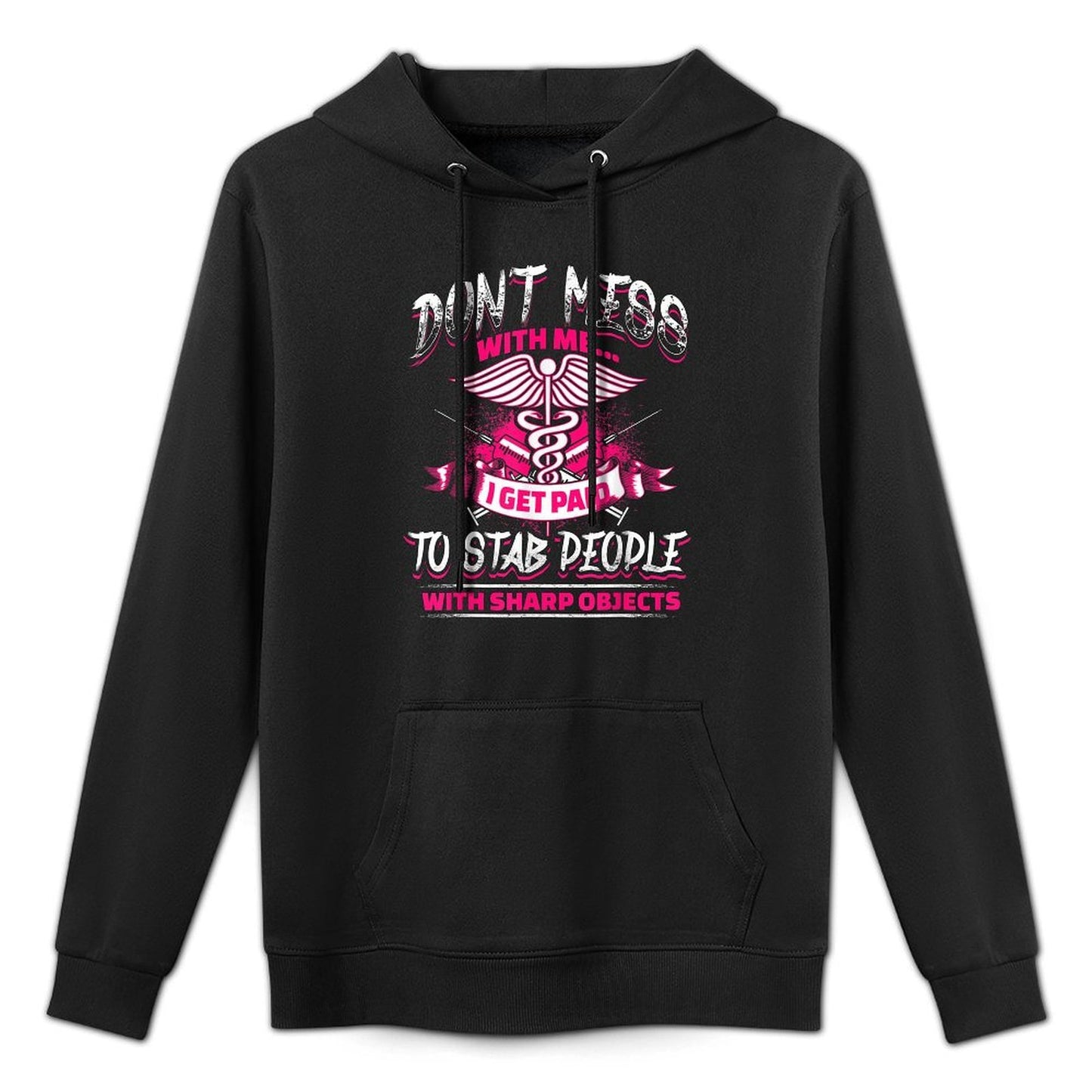 STAB PEOPLE Funny Nurses Nursing RN LVN Easy Care Hoodie