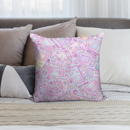 Game Over! Soft Shrink-Resistant Throw Pillow