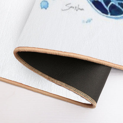 Sargasso Blue Sea Turtle  Eco-Friendly Bath Mat