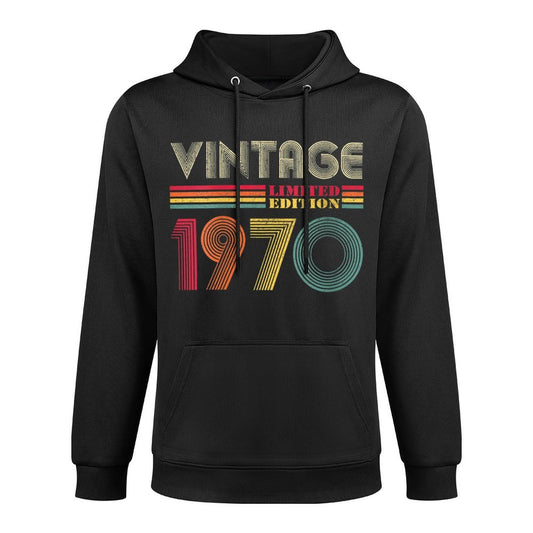 Womens Vintage 1970 Limited Edition Gift 50th Birthday Easy Care Hoodie