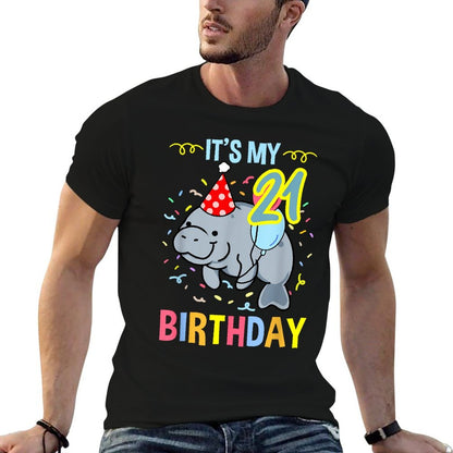 Its My 21st Birthday Manatee  Soft T-Shirt