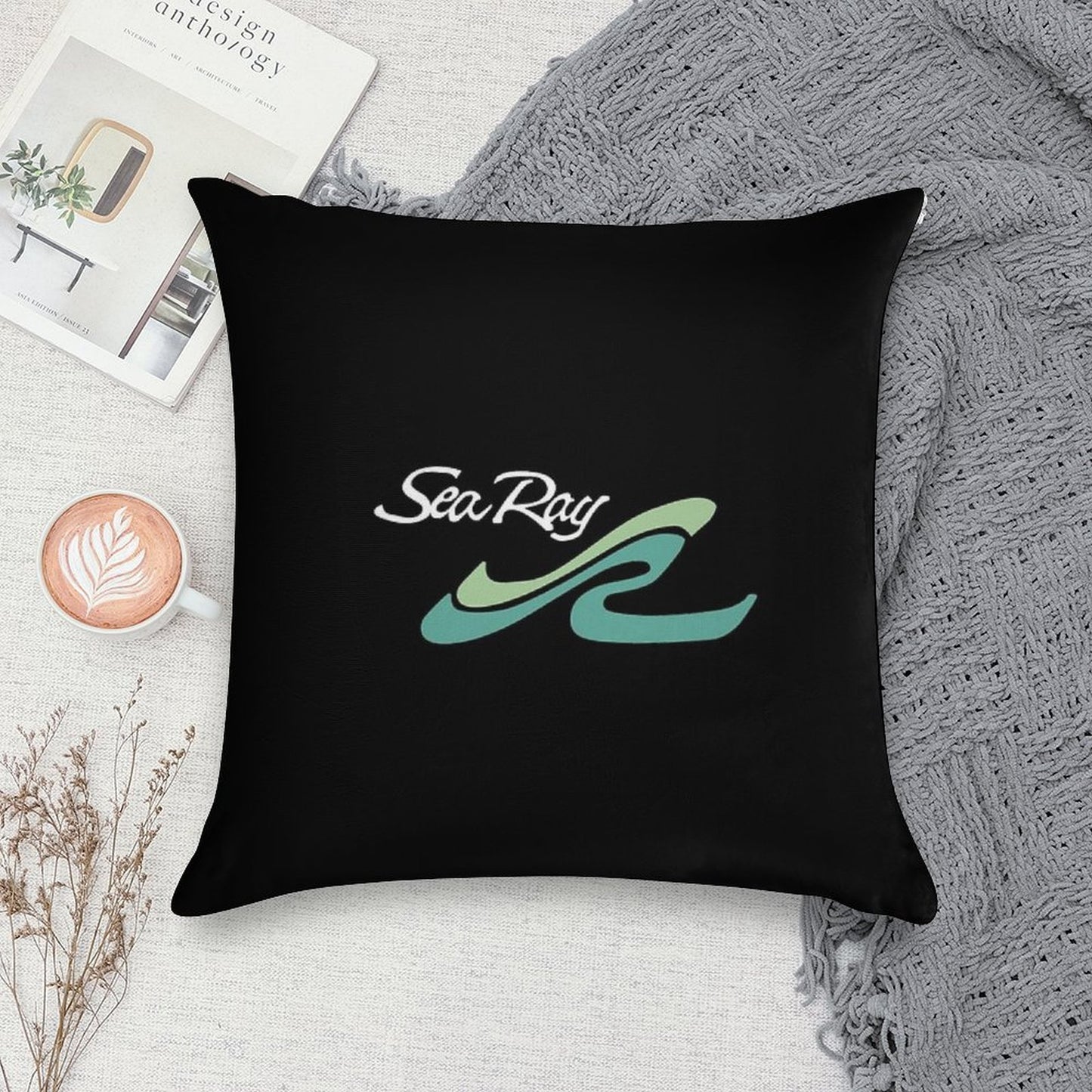 We Believe That Richer Moments on The Water Lead to A Richer Life Soft Easy Maintenance Throw Pillow