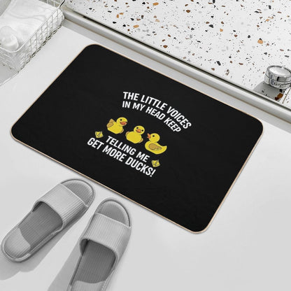 Funny Rubber Duck Quack Duck  Toxin-Free Bath Mat