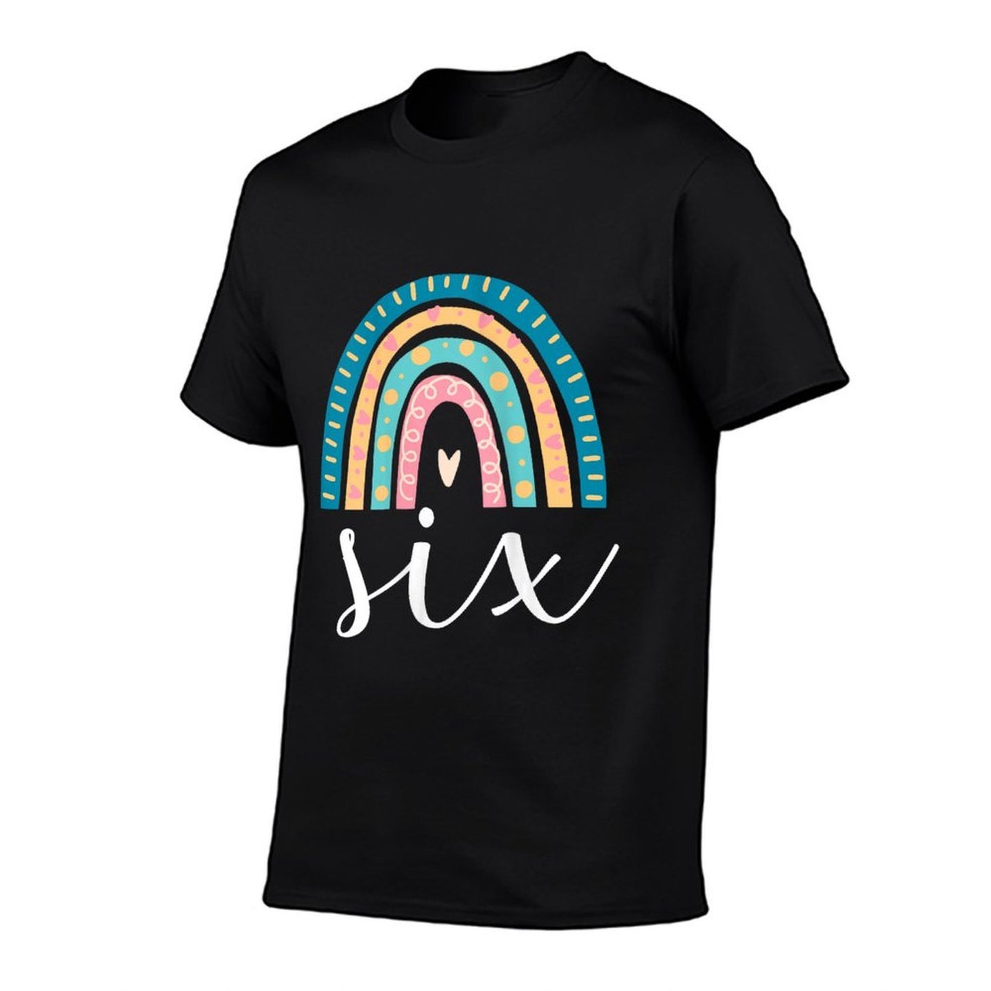 Six Year Old Rainbow 6th Birthday Gifts For Girls 6 Bday  Soft T-Shirt