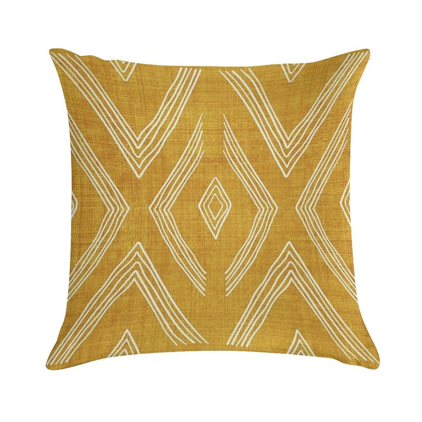 Birch in Gold Soft Ultra-Soft Texture Throw Pillow