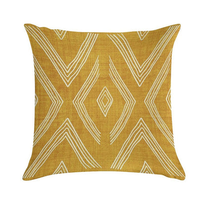 Birch in Gold Soft Ultra-Soft Texture Throw Pillow