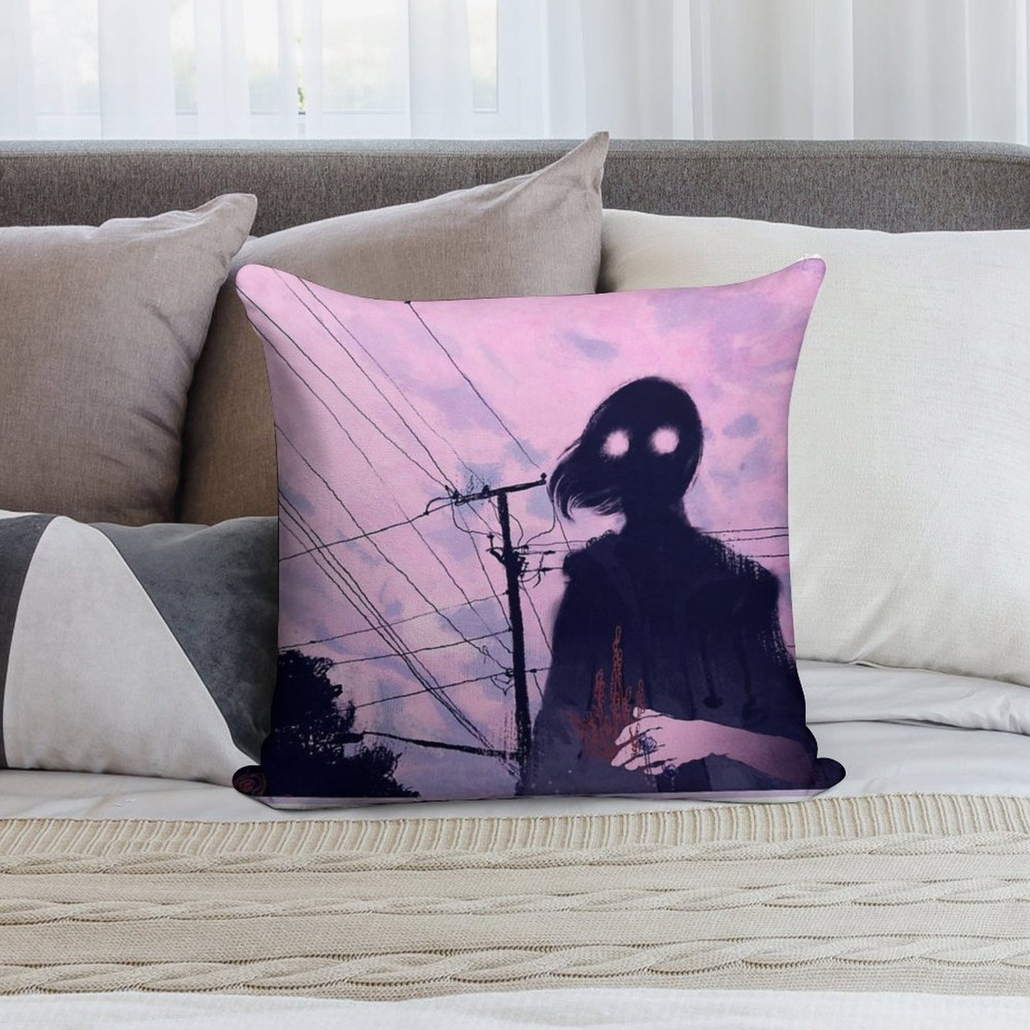 The Beginning Phase Soft Anti-Pilling Throw Pillow