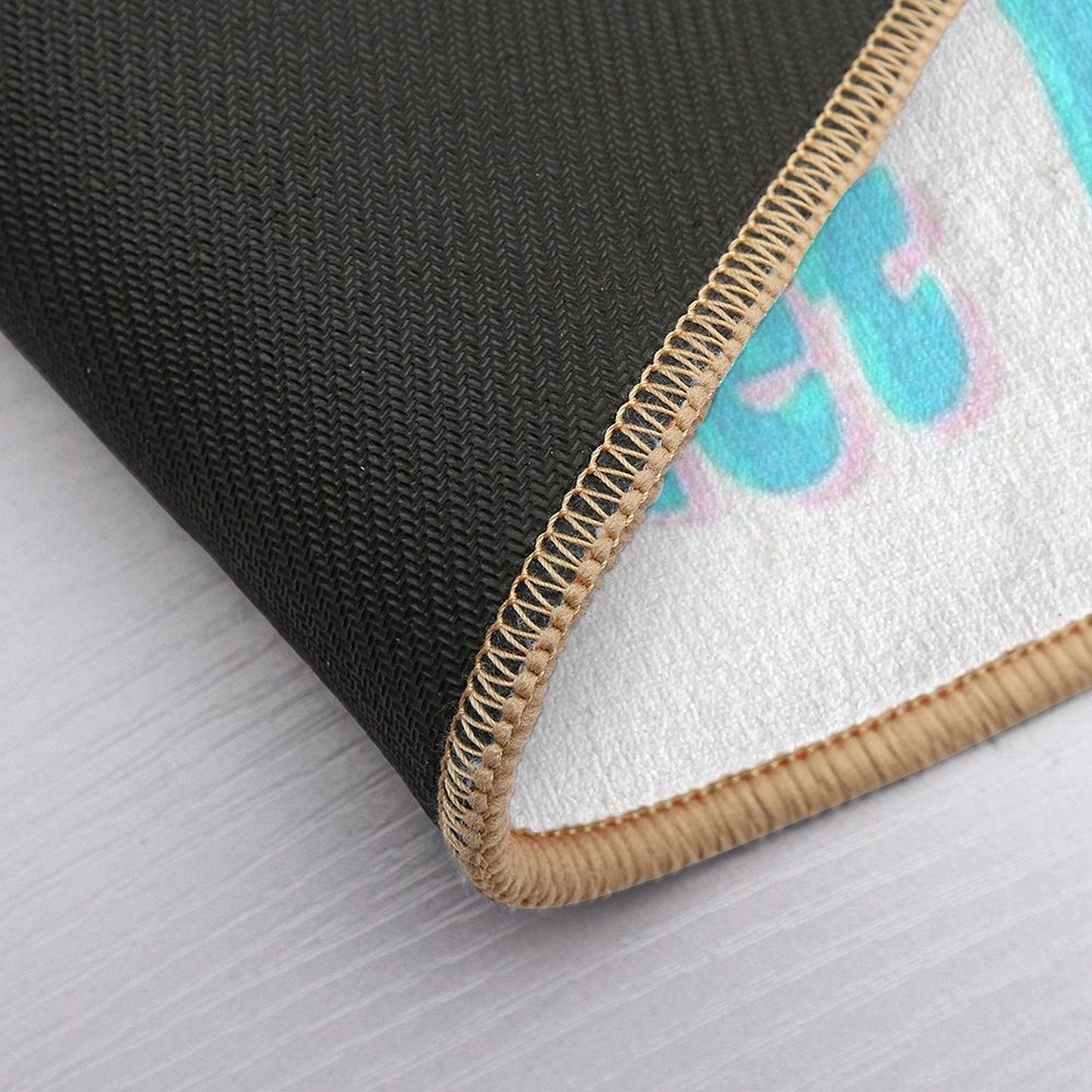 Get Naked - Blue And Pink  Long-Lasting Bath Mat