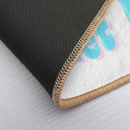 Get Naked - Blue And Pink  Long-Lasting Bath Mat