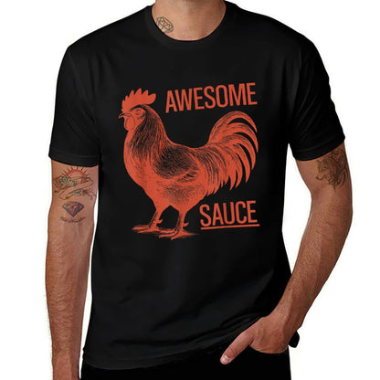 Awesome Sauce Rooster  Vintage-inspired T-Shirt