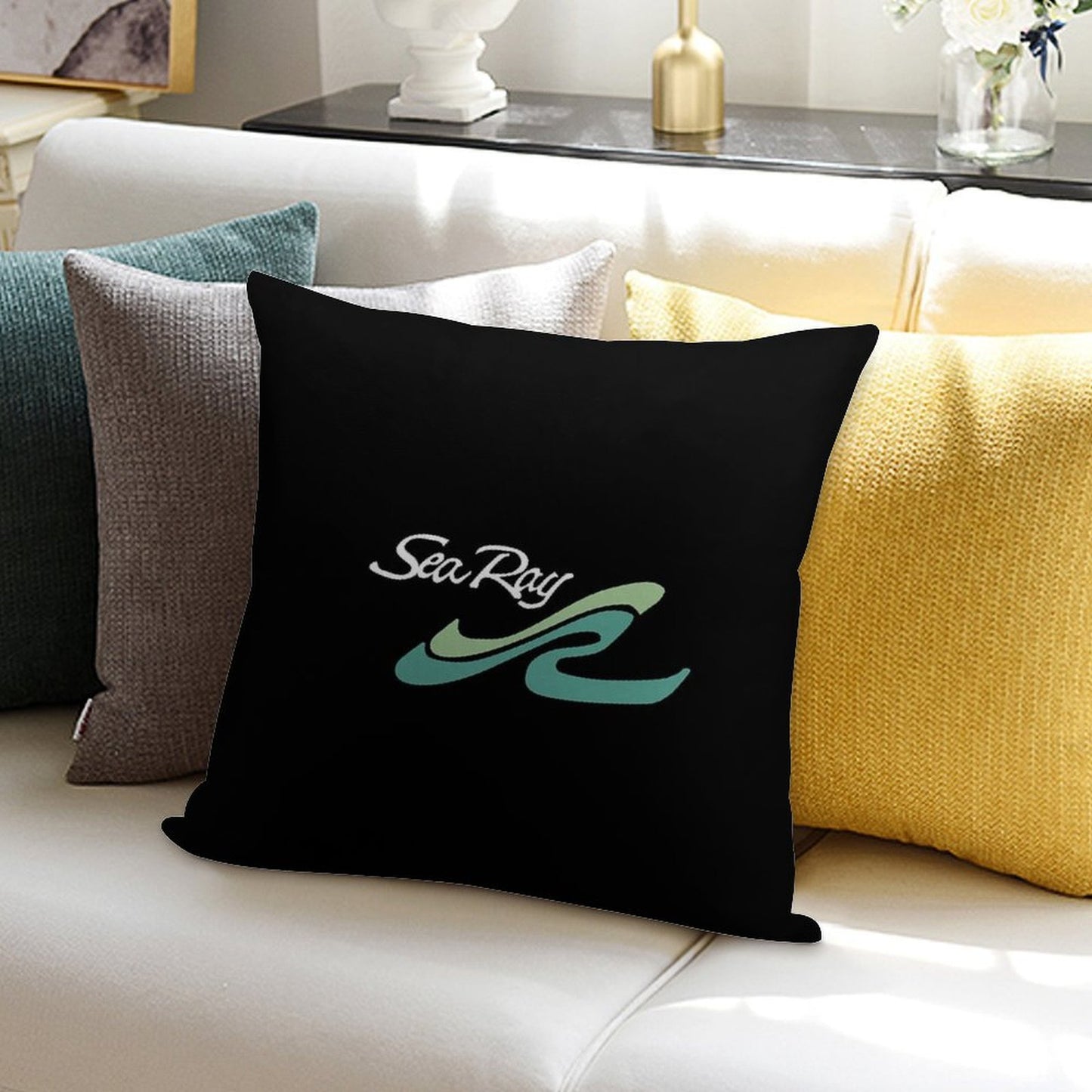 We Believe That Richer Moments on The Water Lead to A Richer Life Soft Easy Maintenance Throw Pillow