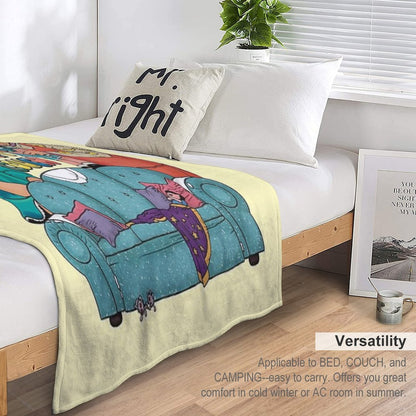 The Big Comfy Couch Theme Lightweight Throw Blanket