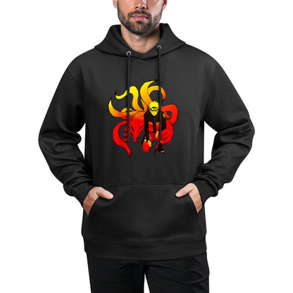 Naruto Shippuden Naruto And 9 Tails Versatile Streetwear Hoodie