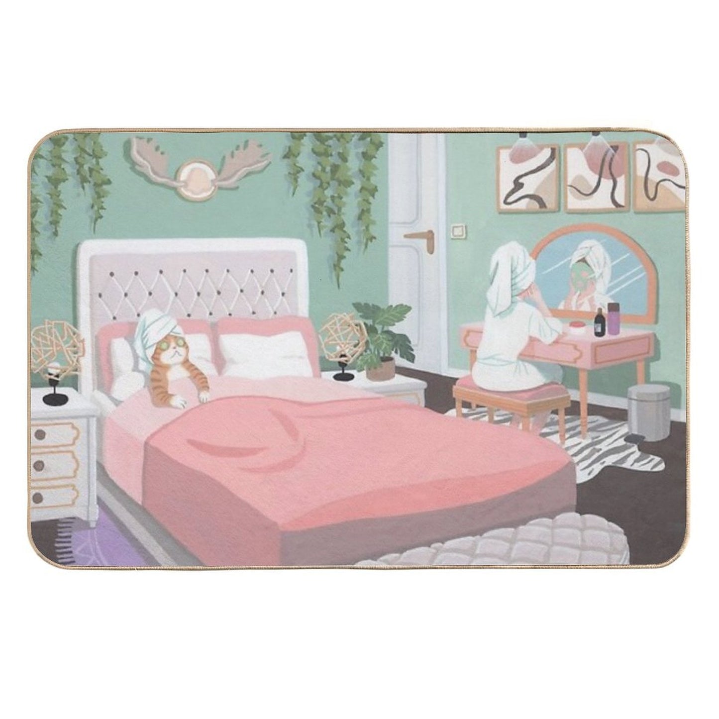 Before Bed Time  Odorless Bath Mat