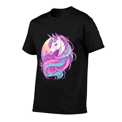 Majestic Sunset Unicorn Art Mystical Creature Fantasy  Breathable T-Shirt