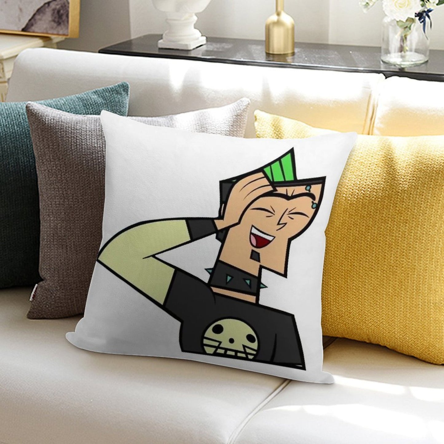 Duncan - Total Drama Soft Easy Maintenance Throw Pillow