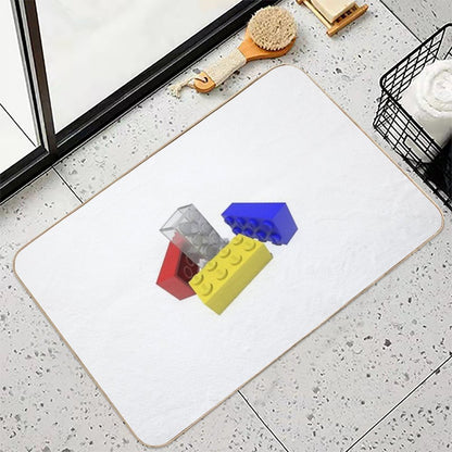 Building Blocks  Dirt-Trapping Bath Mat