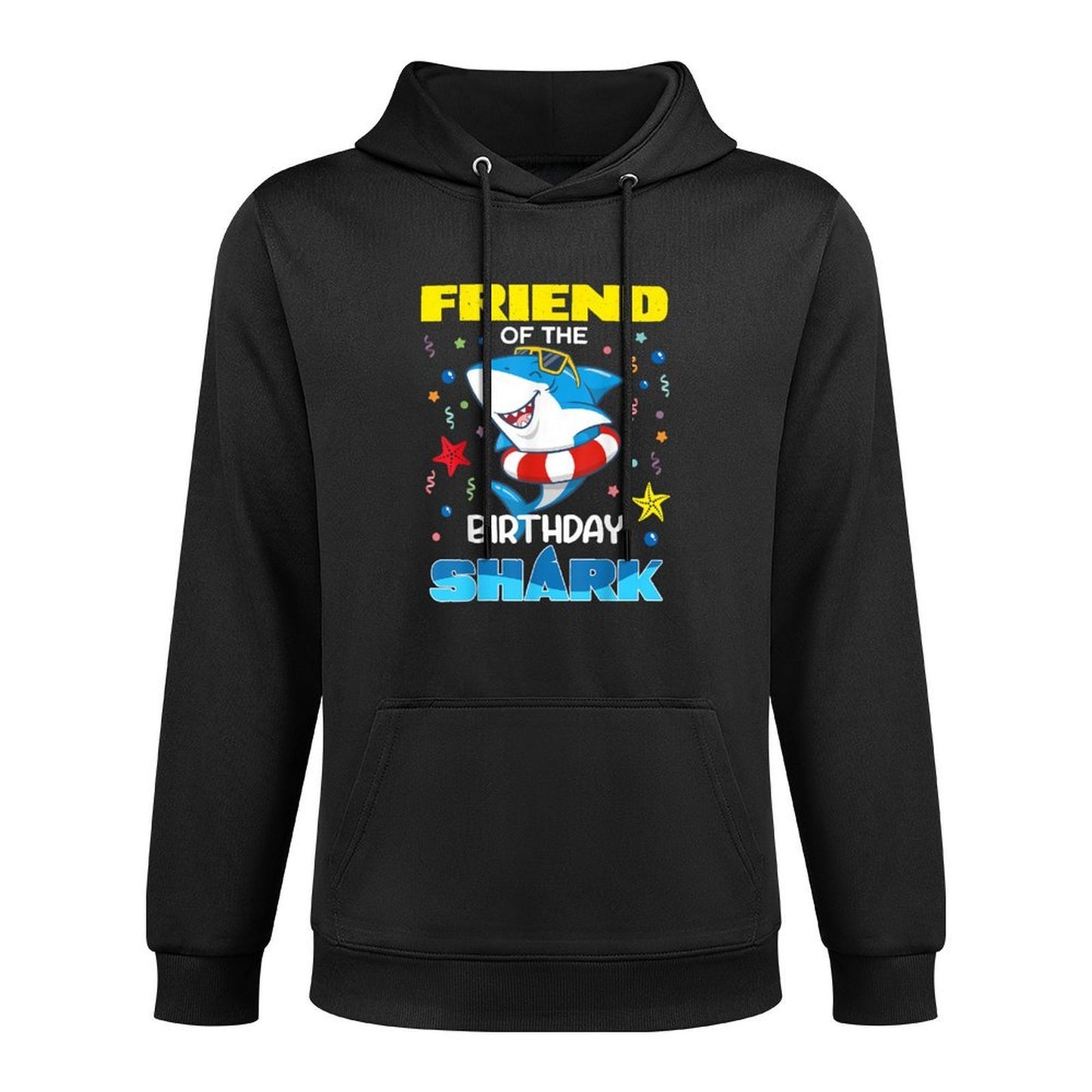 Friend Of The Birthday Shark Kids Party Family Matching Easy Care Hoodie