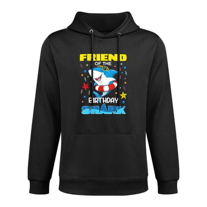 Friend Of The Birthday Shark Kids Party Family Matching Easy Care Hoodie