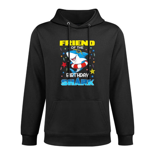 Friend Of The Birthday Shark Kids Party Family Matching Easy Care Hoodie