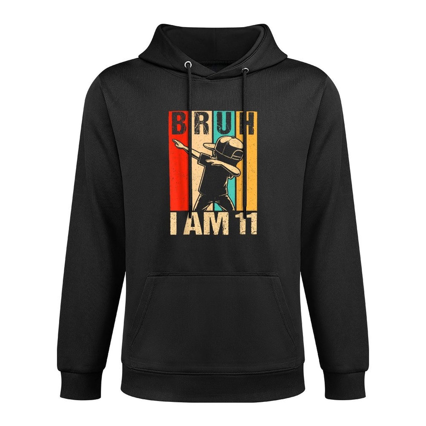 11 Year Old Birthday Dabbing Boy Bruh It's My 11th Birthday Shrink-Resistant Hoodie