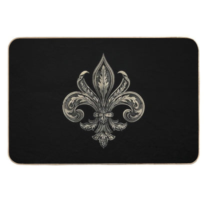 Fleur De Lis Ornate  Pet-Safe Bath Mat