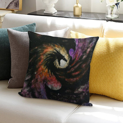 Dragon Galaxy Soft Bedroom Essential Throw Pillow