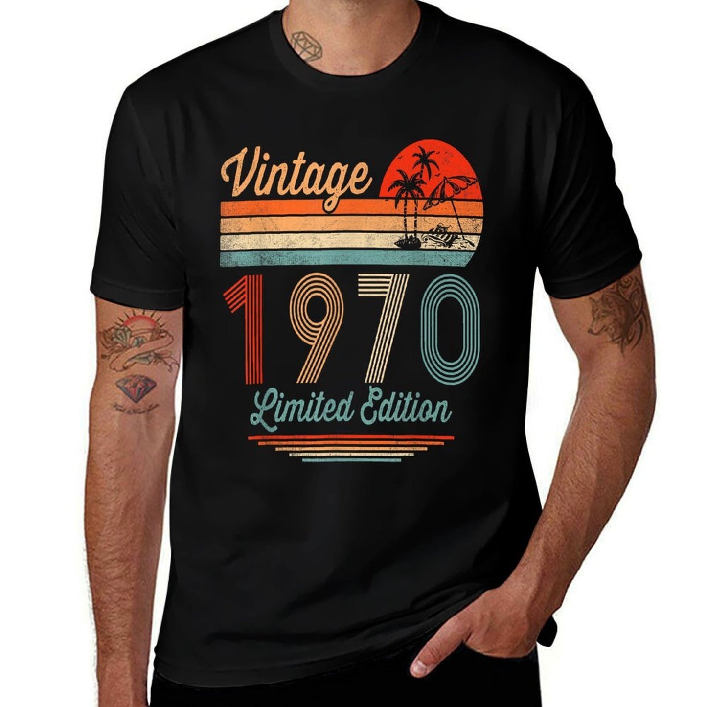 Vintage 1970 Limited Edition 55 Year Old Gifts 55th Birthday  Affordable Price T-Shirt