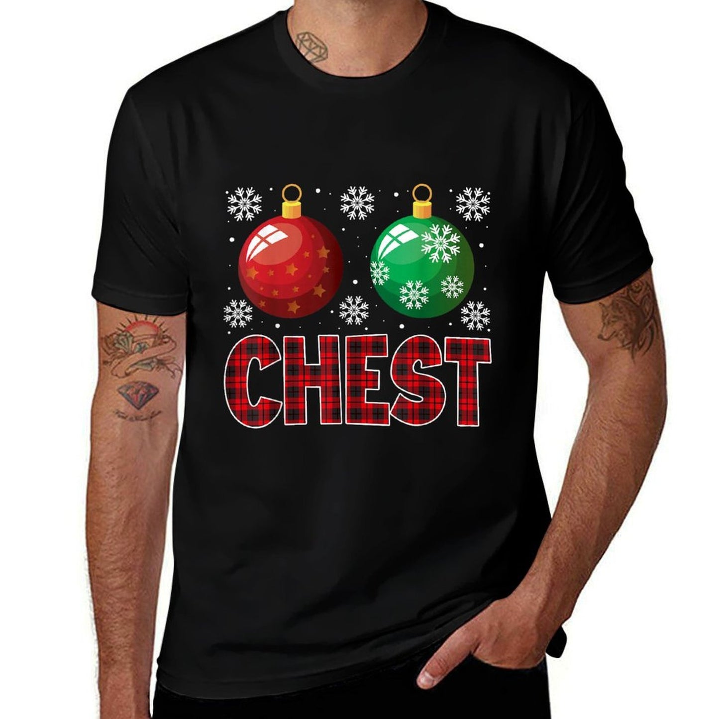 Chest Nuts Christmas T Matching Couple Chestnuts  Breathable T-Shirt