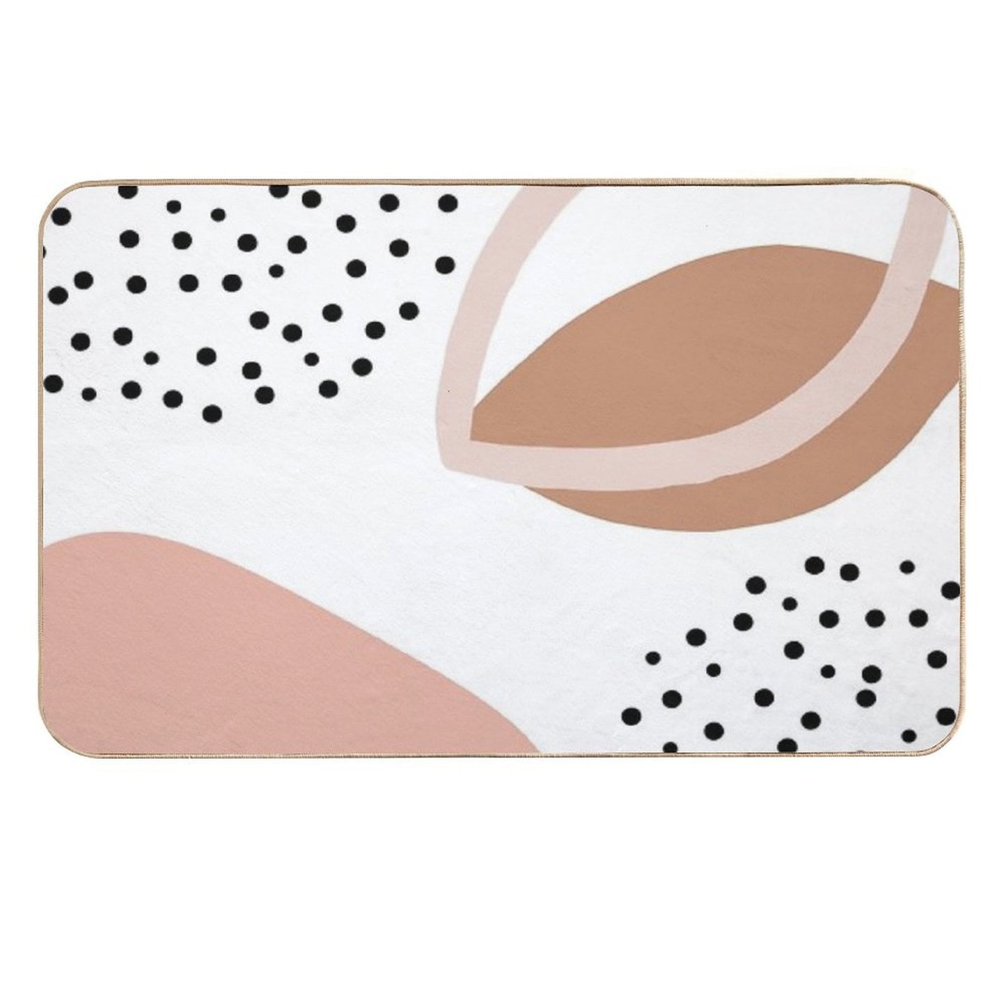 Abstract, Mid Century & Modern Kids Wall Art  Anti-Trip Bath Mat