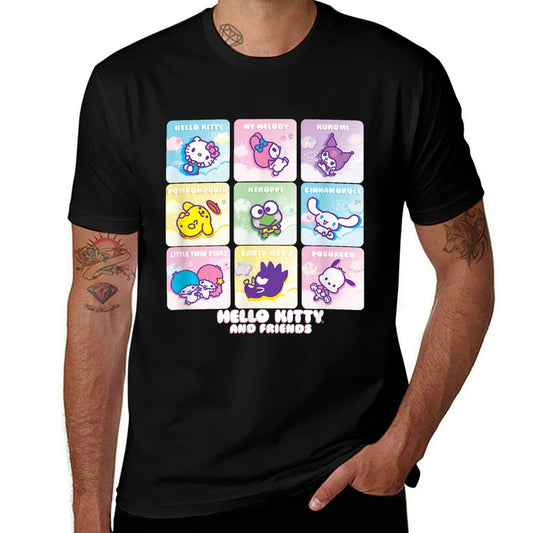 Hello Kitty And Friends Square Icons Comfortable T-Shirt