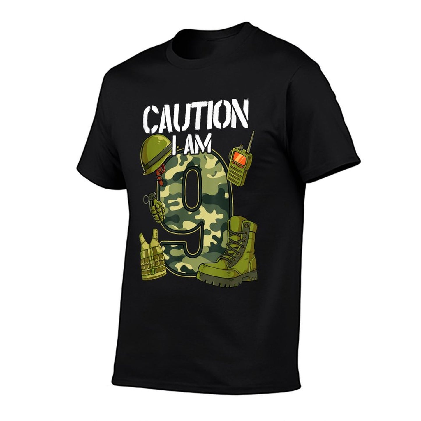 9th Birthday Army  Affordable Price T-Shirt