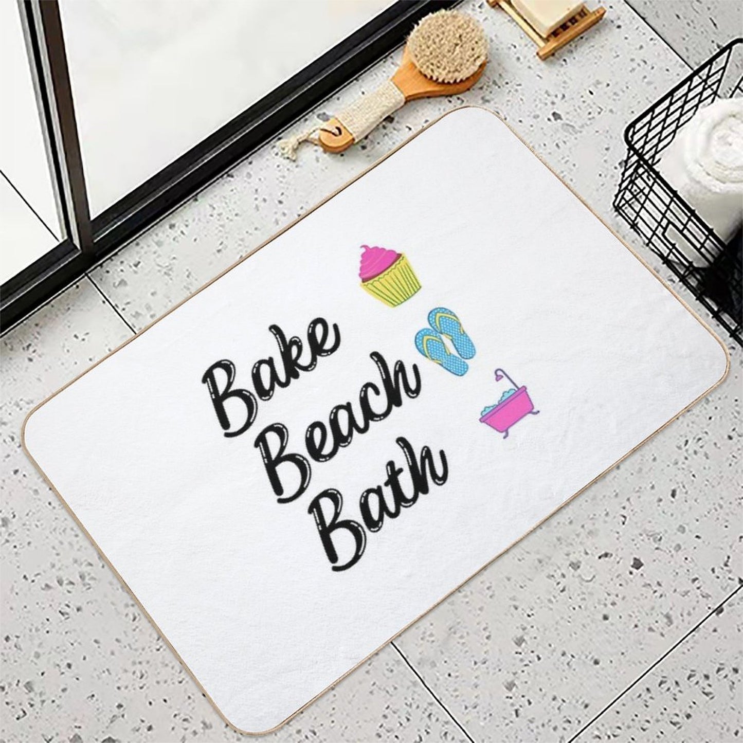 Bake, Beach, And Bubble Bath All Your Favorite Things  Odorless Bath Mat