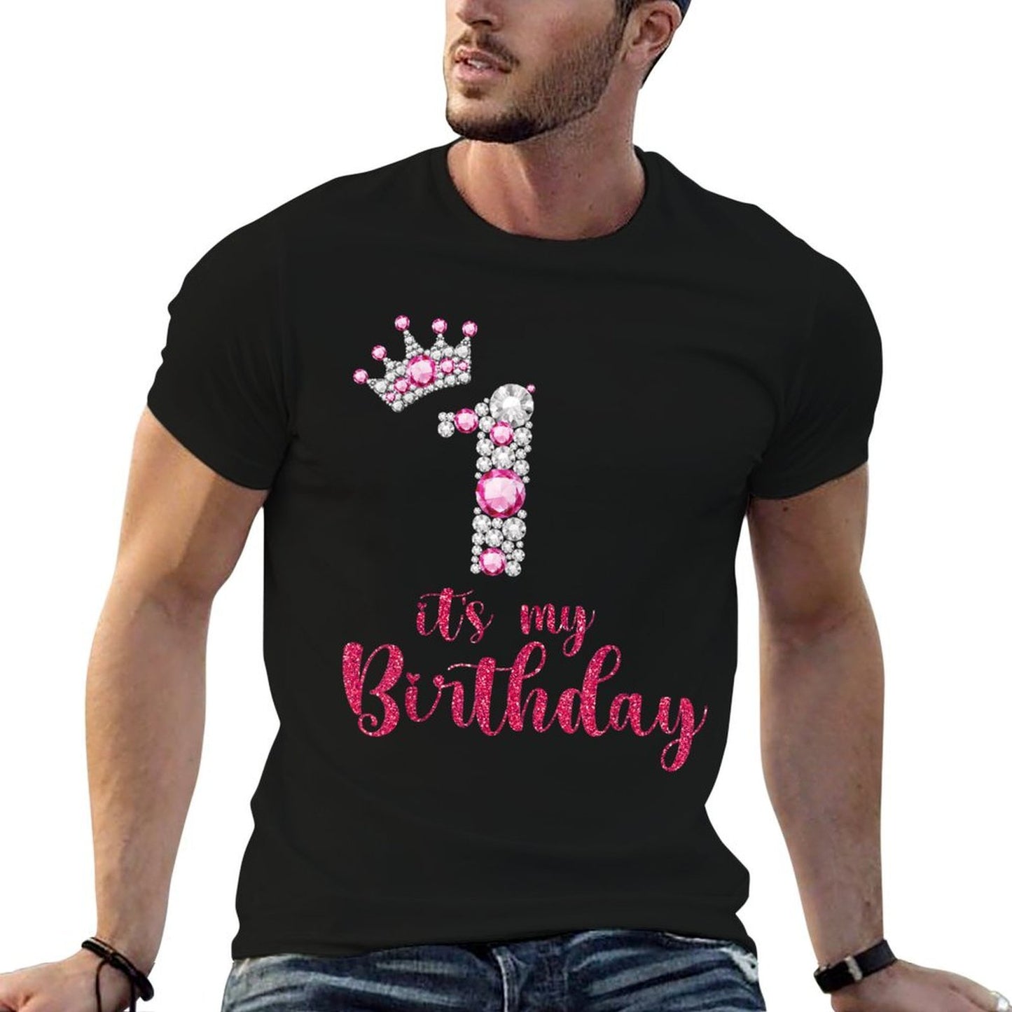 1 It's My Birthday 1st Birthday 1 Year Old Bday  Breathable T-Shirt