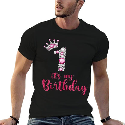 1 It's My Birthday 1st Birthday 1 Year Old Bday  Breathable T-Shirt