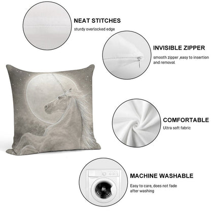 The Unicorn Soft Multiple Sizes Throw Pillow