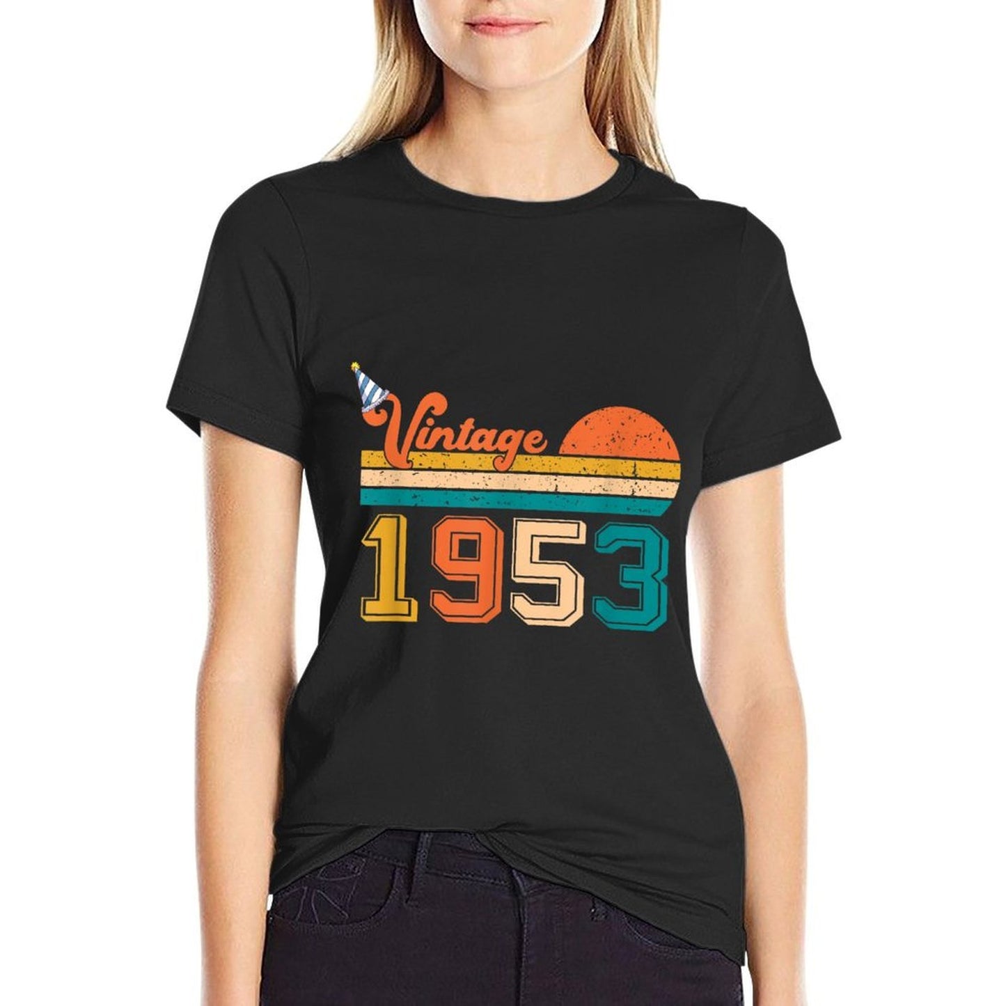 70th Birthdays Vintage 1953 Original Parts  Vintage-inspired T-Shirt