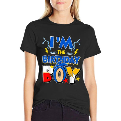 I'm The Birthday Boy Family Matching Party Video Game  High-quality Stitching T-Shirt