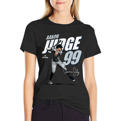 MLBPA - Major League Baseball Aaron Judge - MLBJUD3001 Heathered Texture T-Shirt