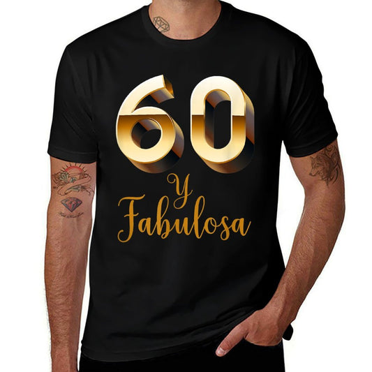 Spanish 60th Birthday 60 Fabulosa Camisa De Cumpleanos  Slim-fit Cut T-Shirt
