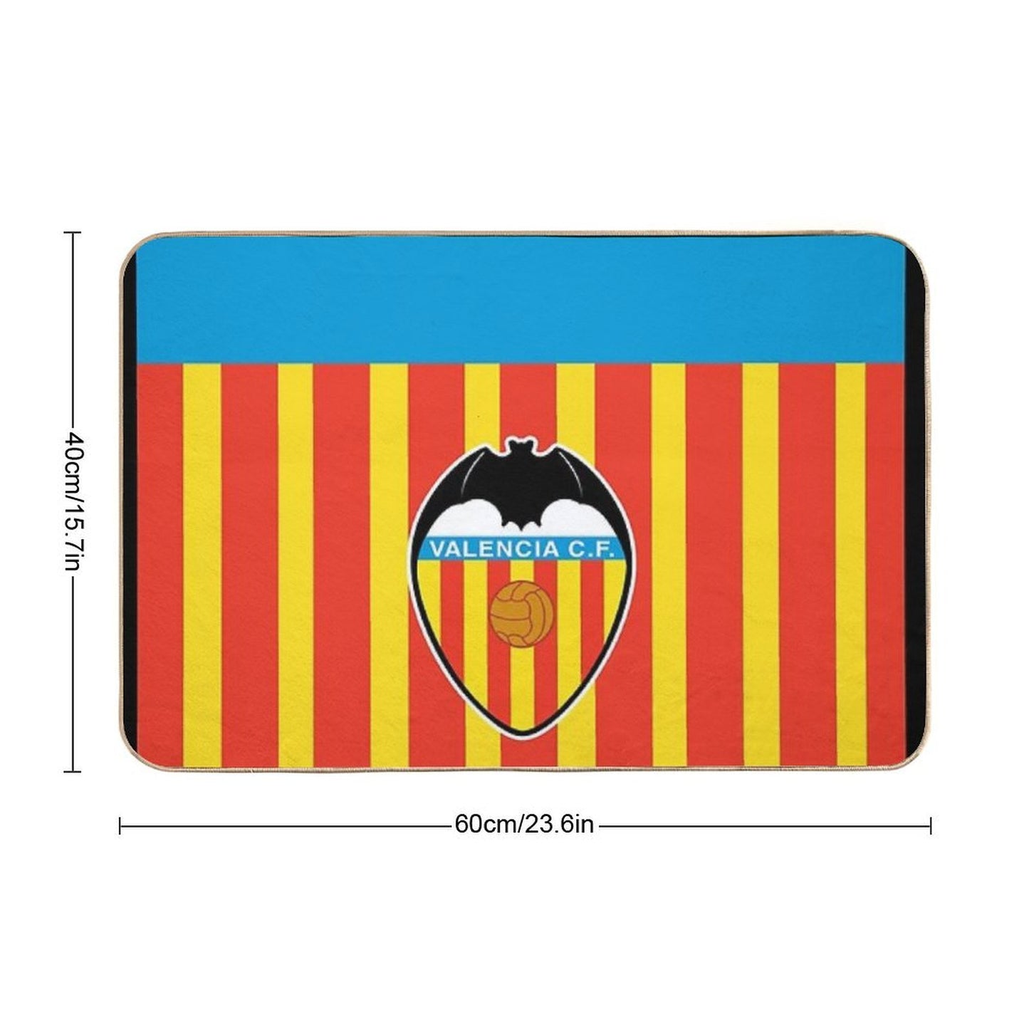 Los Murciélagos The Bats  Toxin-Free Bath Mat