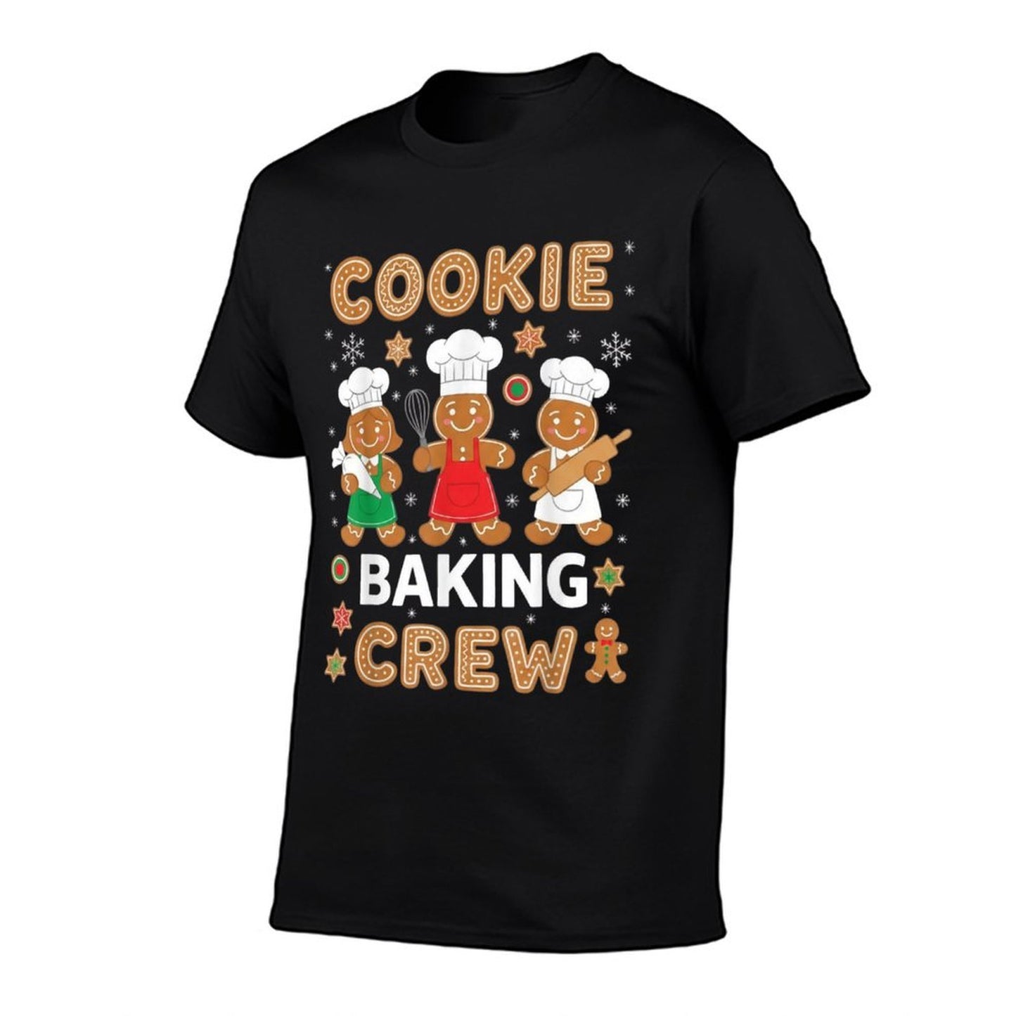 Cookie Baking Crew Christmas Gingerbread Family Matching T-S  Polyester Blend T-Shirt