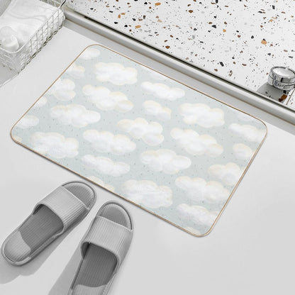 Clouds And Rain  Pet-Safe Bath Mat