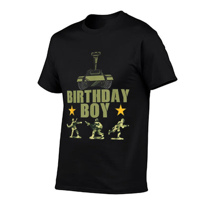 Birthday Army Party Army Decorations Boys Birthday Party  Rolled Sleeves T-Shirt