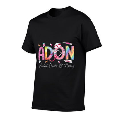 ADON Assistant Director Of Nursing Nurse Appreciation  Oversized Silhouette T-Shirt