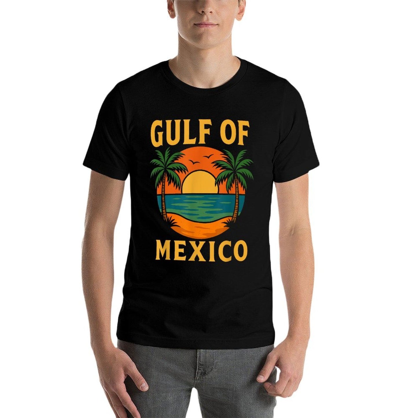 Gulf of Mexico Est 1550 Not US America Retro Vintage Apparel  Tagless Design T-Shirt