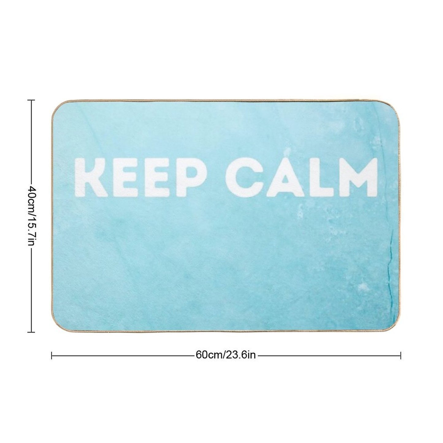 Keep Calm  Non-Slip Bath Mat