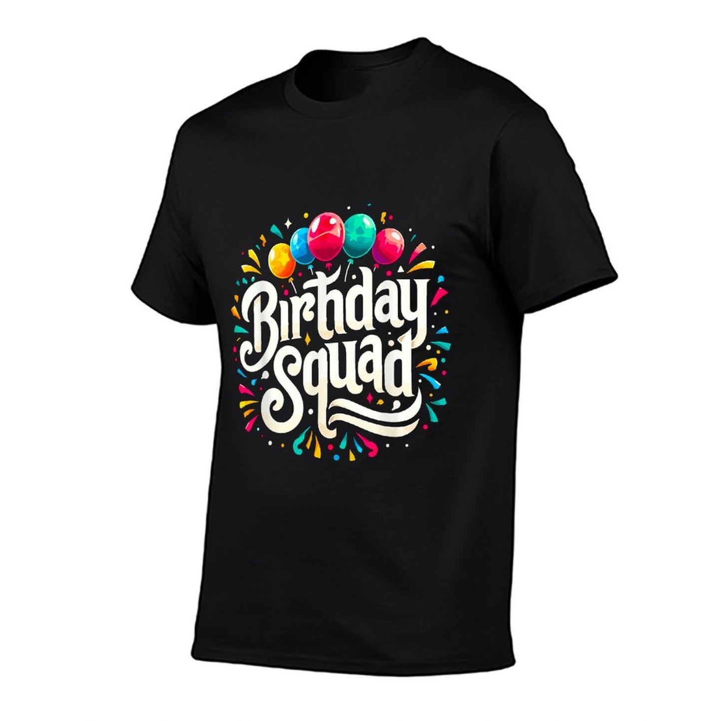 Birthday Squad Birthday Crew Party  Fade-proof Color T-Shirt